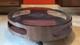 67 by A Rosewood Coffee Table  at deVeres Auctions